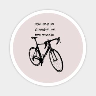 Frase Para Ciclista Magnet